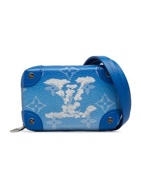 Louis Vuitton Virgil Abloh Monogram Clouds Soft Trunk Necklace Wallet