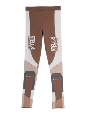 Stella McCartney intarsia-knit panelled leggings