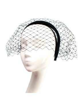 Dior Lambskin Diorevolt Headband with Veil