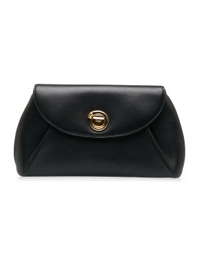 Cartier Black Calf Leather Clutch