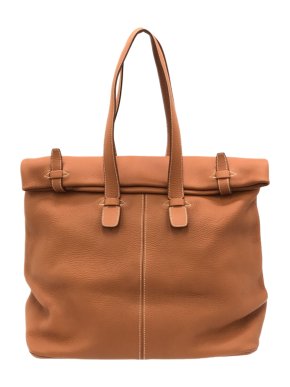 Hermes Gold Clemence Leather Thar Travel Bag