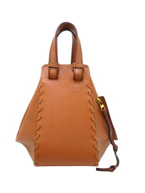 Loewe Tan Small Whipstitch Hammock Bag