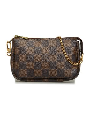 Louis Vuitton Damier Ebene Mini Pochette Bag