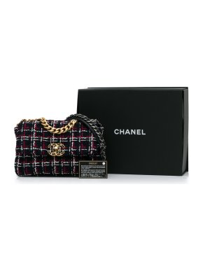 Chanel Medium Tweed 19 Flap Bag