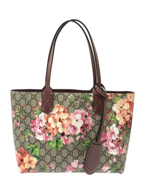 Gucci Small GG Supreme Blooms Reversible Tote Bag