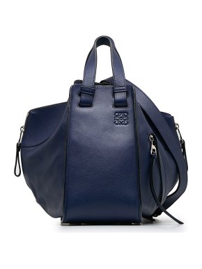 Loewe Navy Small Hammock Bag