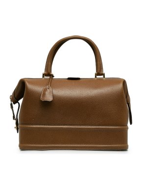 Gucci Vintage Leather Boston Bag