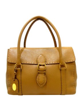 Fendi Tan Selleria Linda Handbag