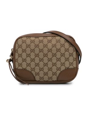 Gucci Canvas Bree Crossbody Camera Bag