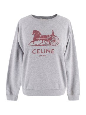Celine Grey Paris Logo Sweatshirt