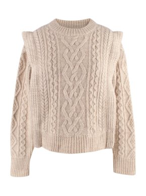 Isabel Marant Etoile Tayle Cable-knit Wool Jumper