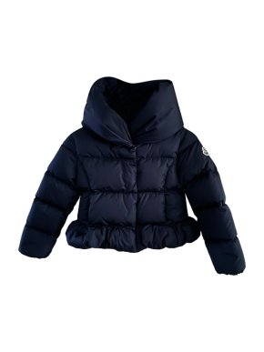 Moncler Kid's Navy Cayolle Puffer Coat