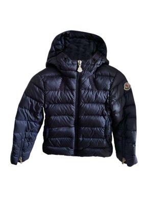 Moncler Kid's Navy Puffer Jacket