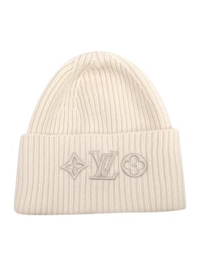 Louis Vuitton Cream Wool Headline Beanie