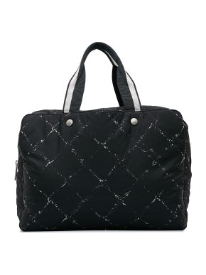 Chanel Black Travel Line Handbag