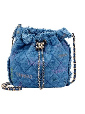 Chanel Denim Mini Mood Bucket Bag