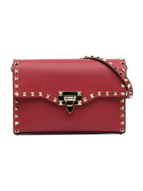 Valentino Red Rockstud Crossbody Bag
