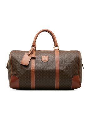 Celine Coated Canvas Macadam Travel Bag