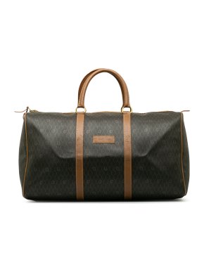 Dior Brown Honeycomb Travel Bag