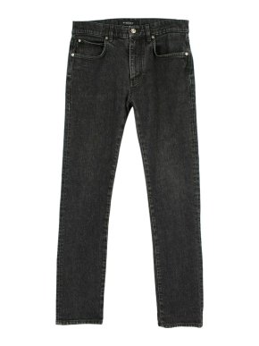 Versace Black Taylor Fit Washed Denim Jeans
