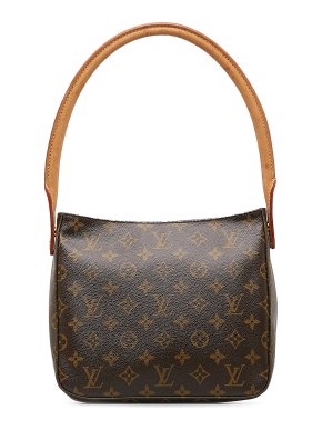 Louis Vuitton Brown Monogram Looping MM Shoulder Bag