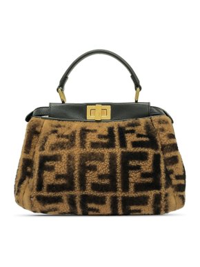 Fendi Mini Shearling  Peekaboo