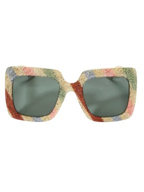 Gucci Multicolour Oversized Square Frame Sunglasses