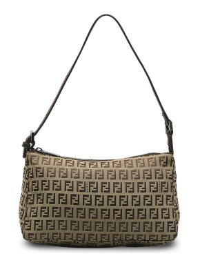 Fendi Monogram Zucchino Shoulder Bag
