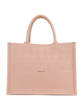 Dior Baby Pink Medium Cannage Book Tote