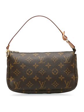 Louis Vuitton Brown Monogram Pochette Bag