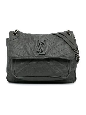 Saint Laurent Grey Medium Niki Bag