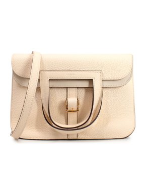 Hermes Nata Clemence Leather Halzan 25 Bag GHW