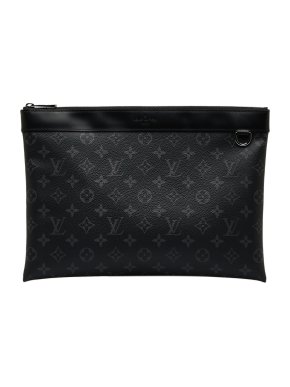 Louis Vuitton Black Monogram Eclipse Discovery Pochette GM