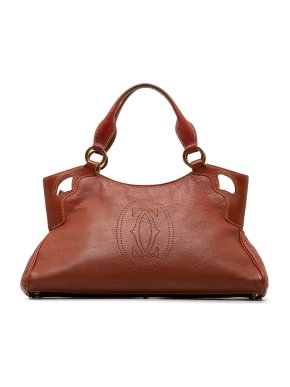 Tan Leather Marcello De Cartier Handbag
