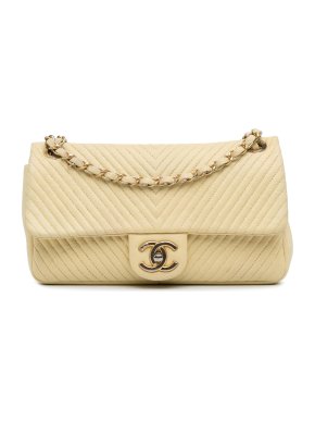 Chanel Jumbo Chevron Single Flap Bag