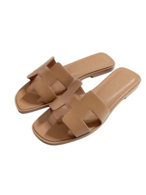 Hermes Bois De Santal Oran Sandals