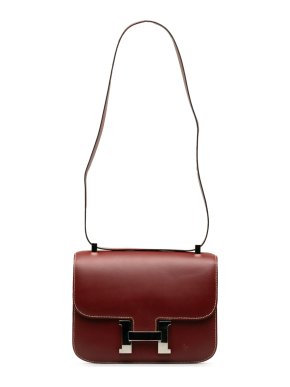 Hermes Constance 24 in Rouge H Swift Leather with Palladium Hardware