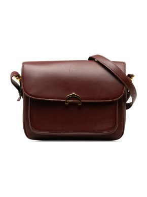 Cartier Burgundy Must de Cartier Crossbody Bag