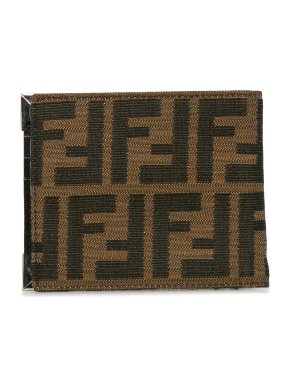 Fendi Brown Zucca Bifold Wallet