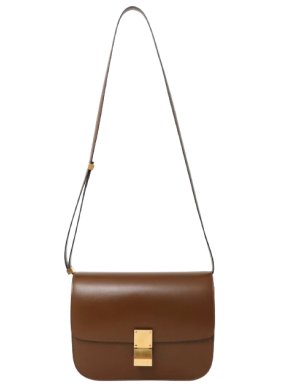 Celine Chocolate Brown Small Classic Box Bag