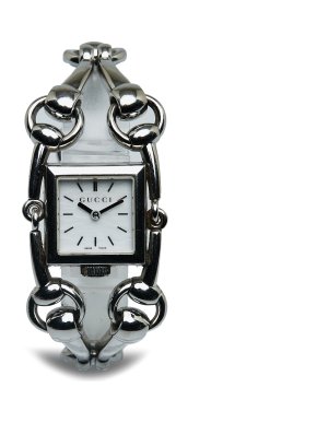 Gucci Silver Quartz Signoria Watch