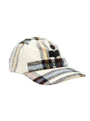 Isabel Marant Tyron Check Wool Baseball Cap