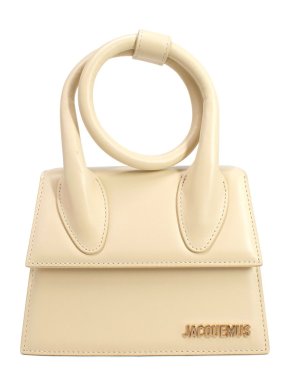 Jacquemus Le Chiquito Noeud Top Handle Bag in Ivory