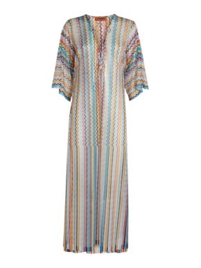 Missoni Zigzag Long Cover Up Dress