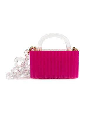 L'afshar Pink Mini Philio Top Handle Bag