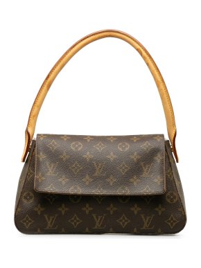 Louis Vuitton Brown Monogram Looping Mini Shoulder Bag