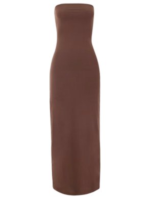 Skims Fits Everybody Tube Maxi Dress in Cocoa