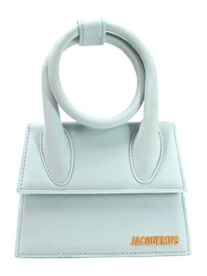 Jacquemus Light Blue Le Chiquito Noeud Top Handle Bag