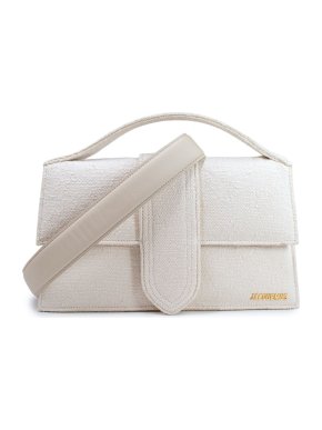Jacquemus Cream Le Grand Bambinou Shoulder Bag