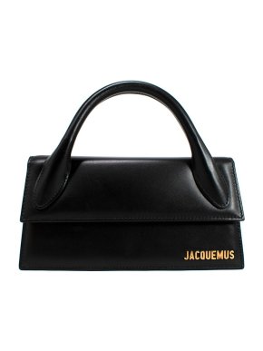 Jacquemus Black Le Chiquito Long Top-Handle Bag